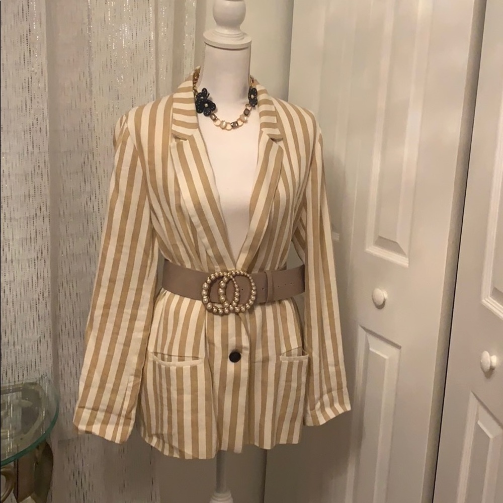 Zara Striped Blazer